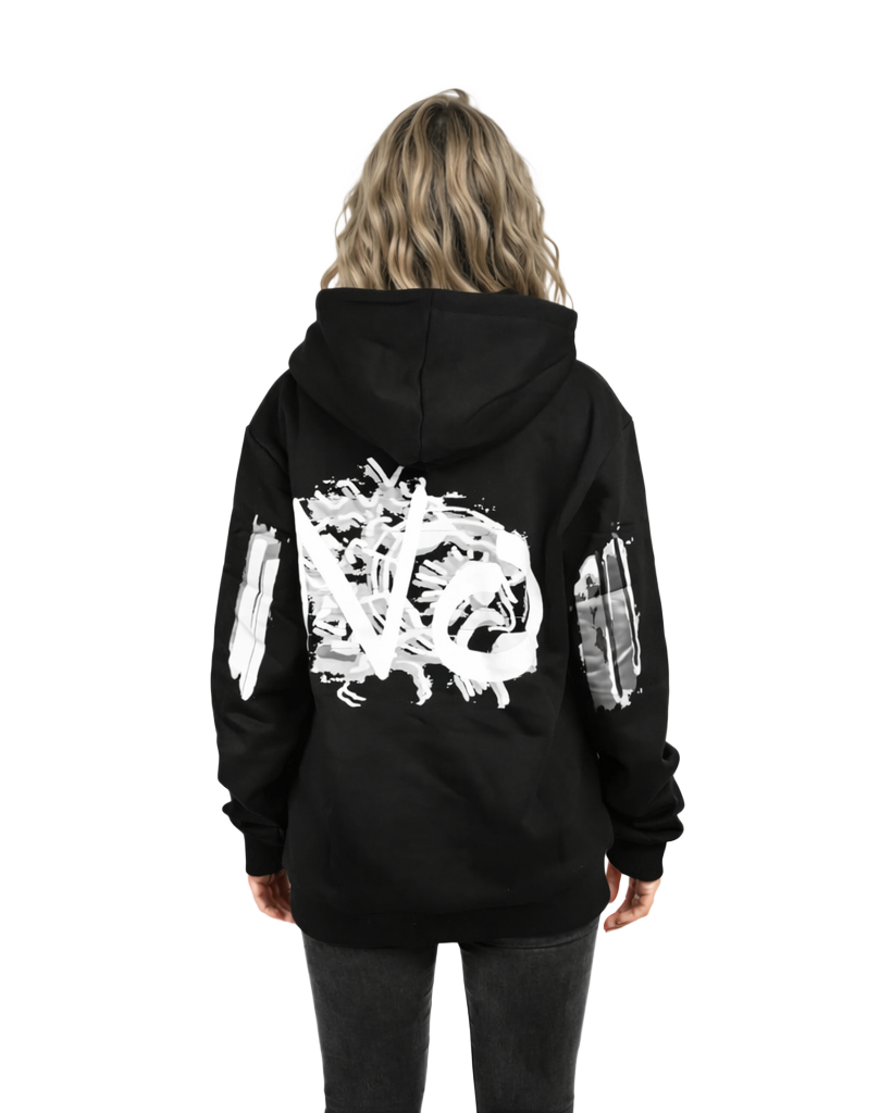 HOODIE - NO MASK · NOIR BLANC 0.9