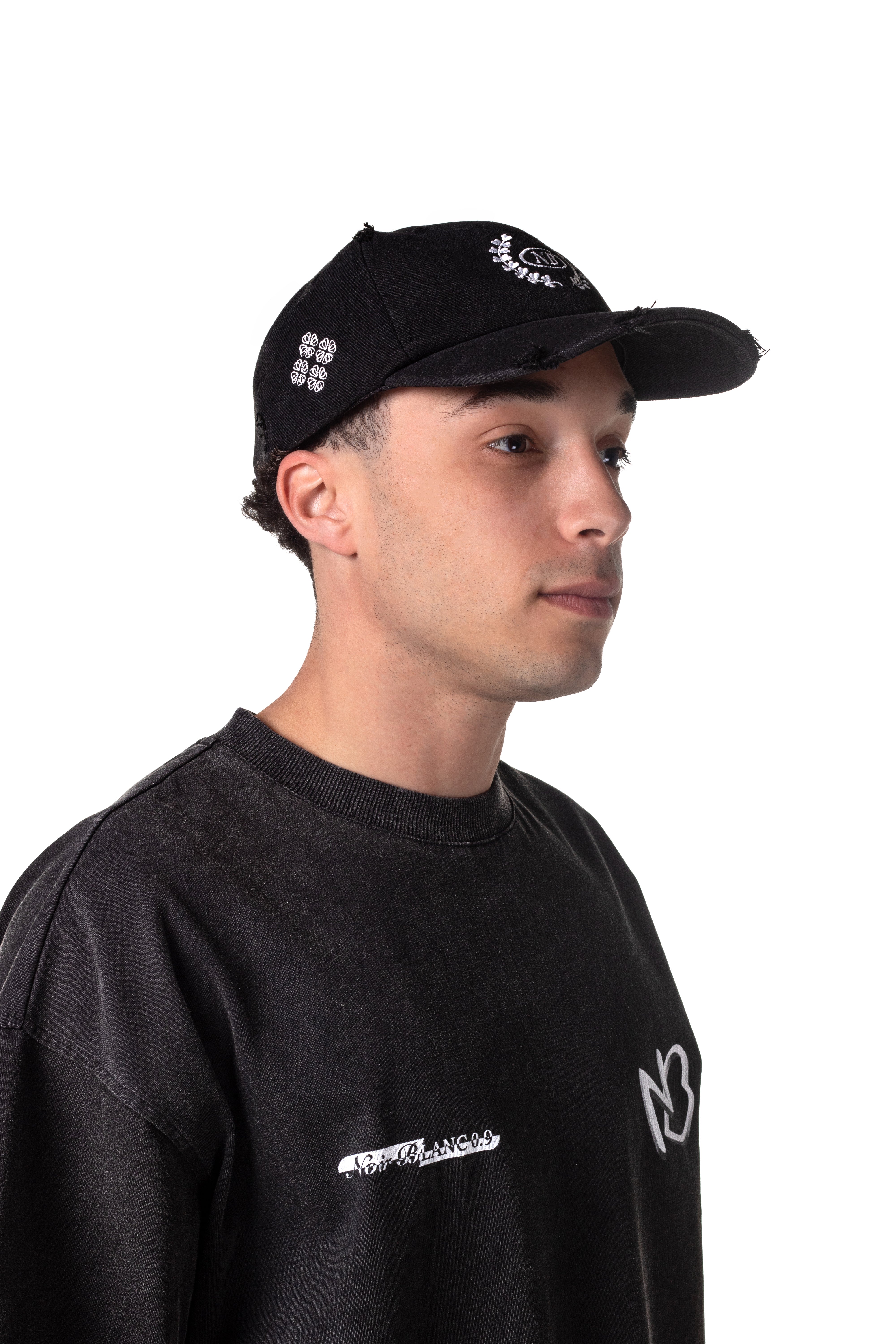 RACE CAP · L'AMOUR NOIR · NOIR BLANC 0.9