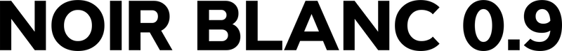 NOIR BLANC 0.9
