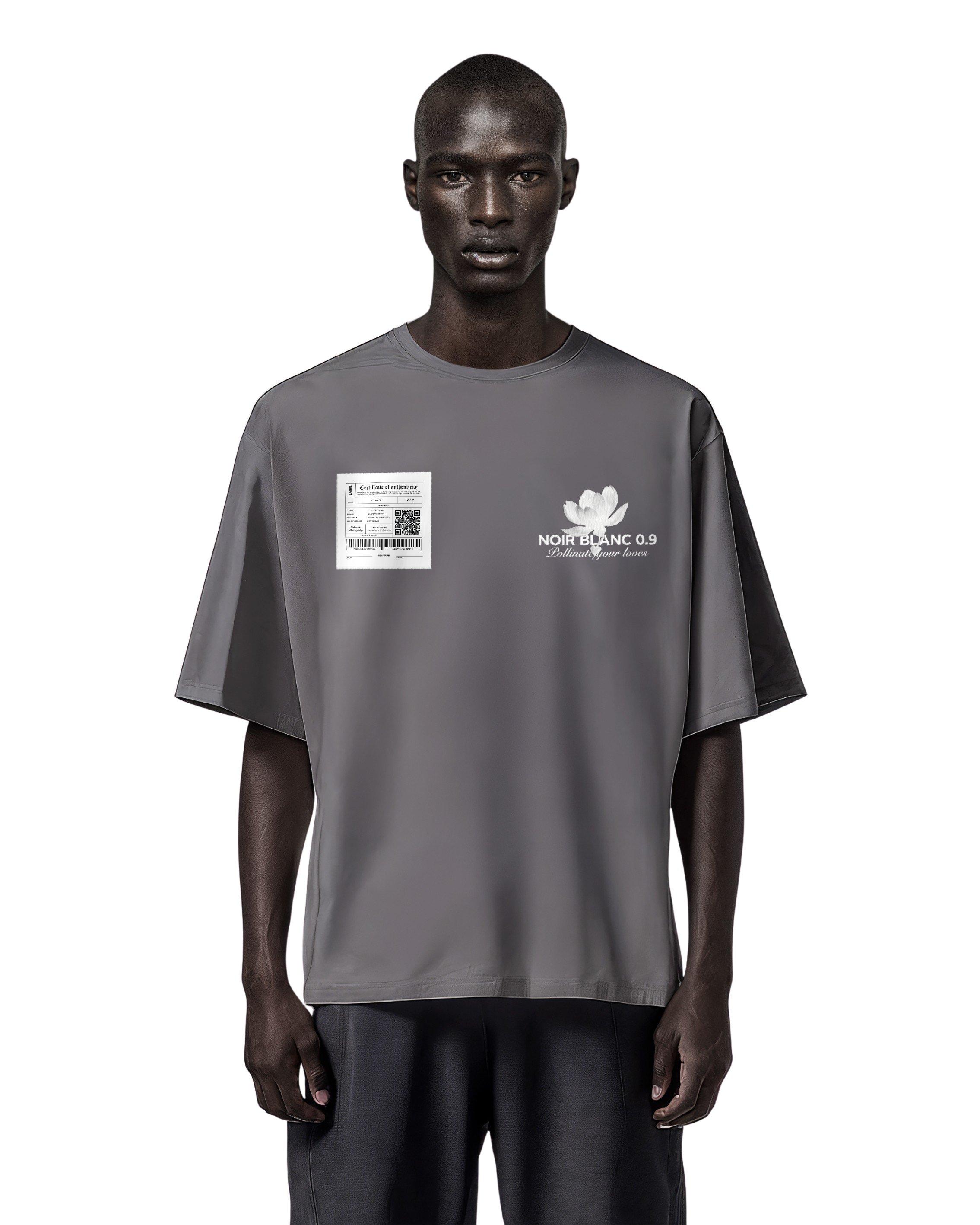 Flower 1/7 - Grey T-shirt