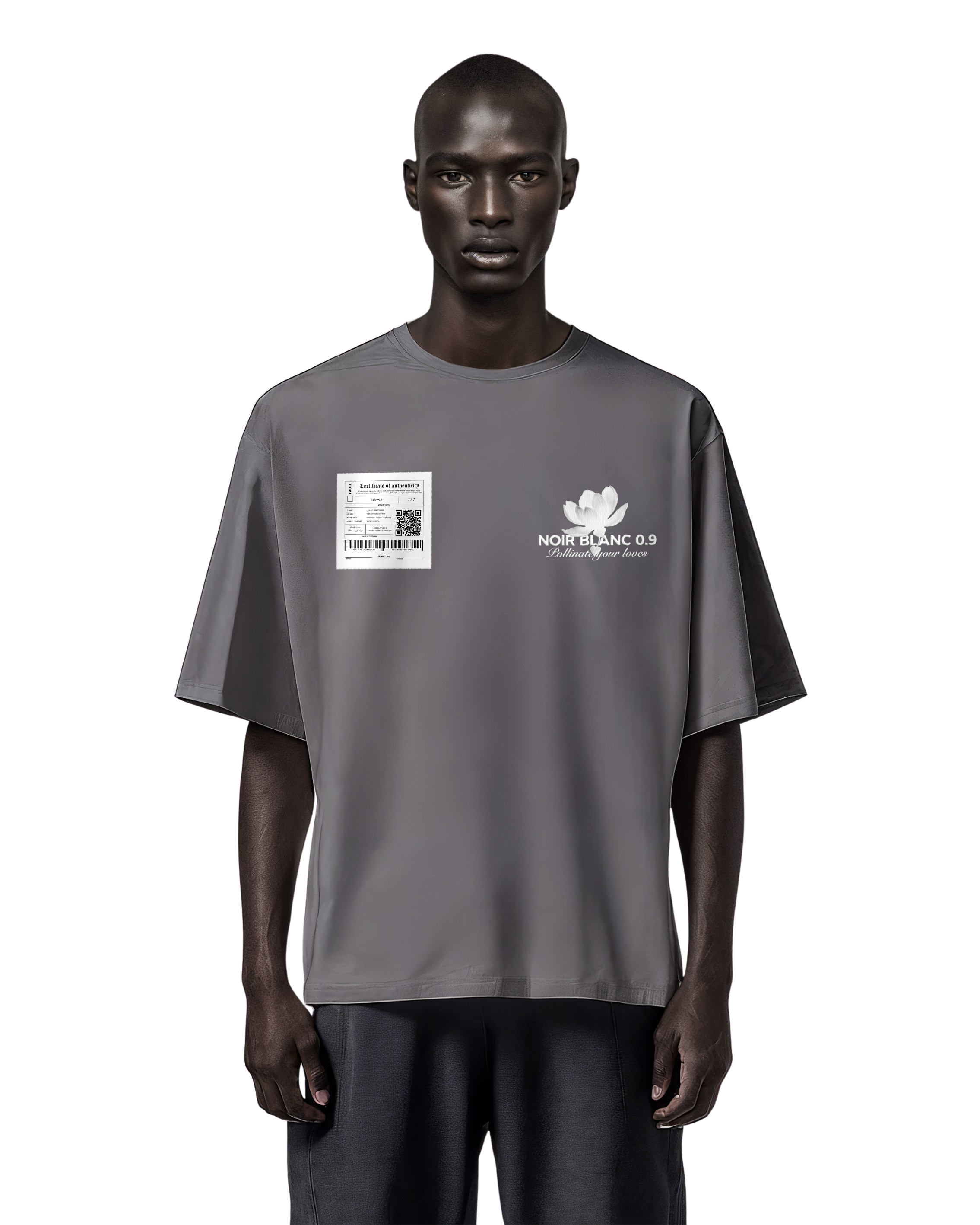 Flower 1/7 - Grey T-shirt
