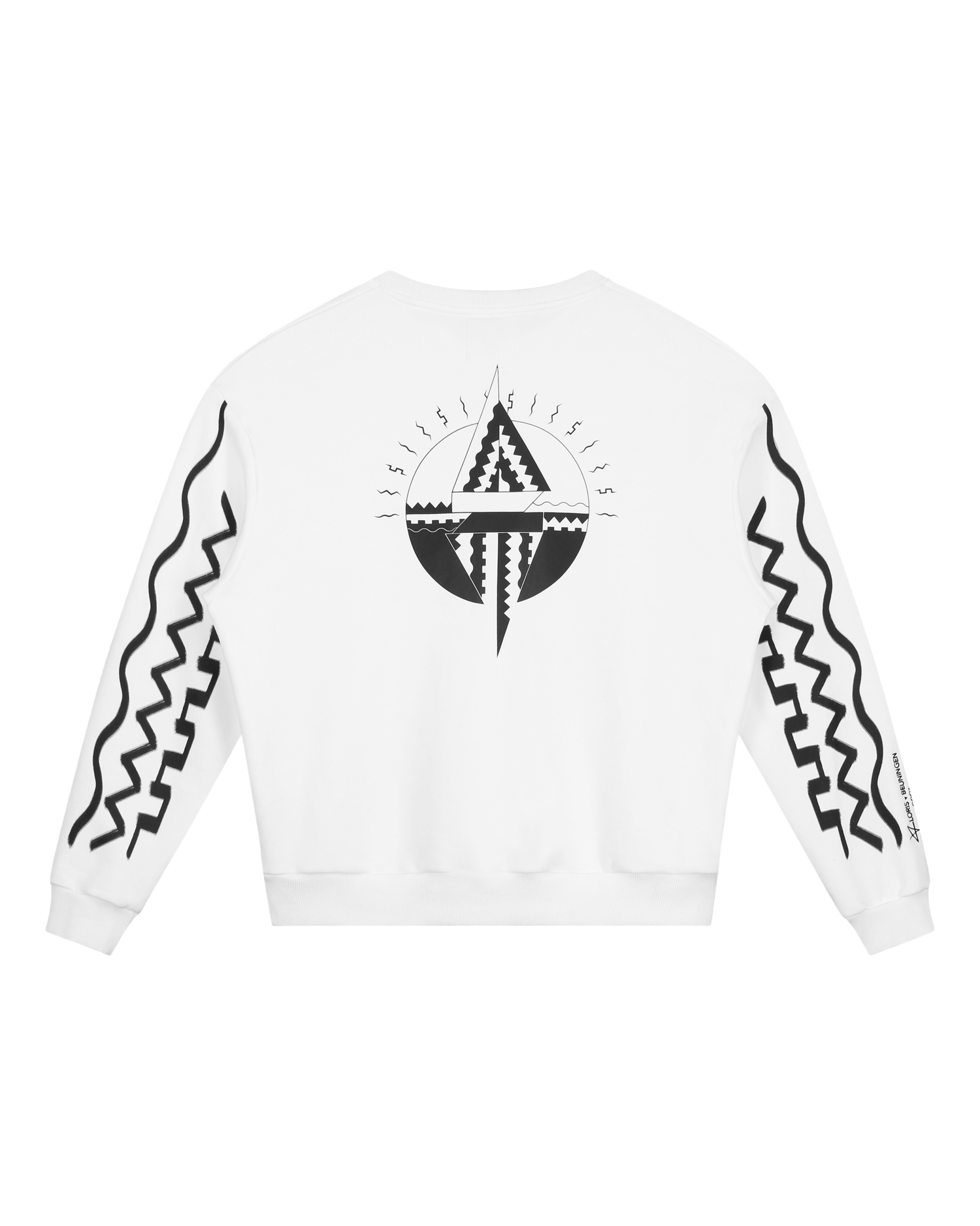 SWEATER - REFLECTION · NOIR BLANC 0.9
