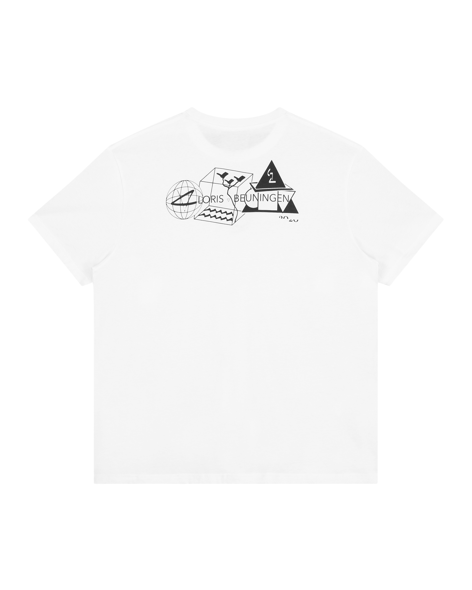 TEE - BLOSSOMING OF EXISTENCE, White Edition · NOIR BLANC 0.9